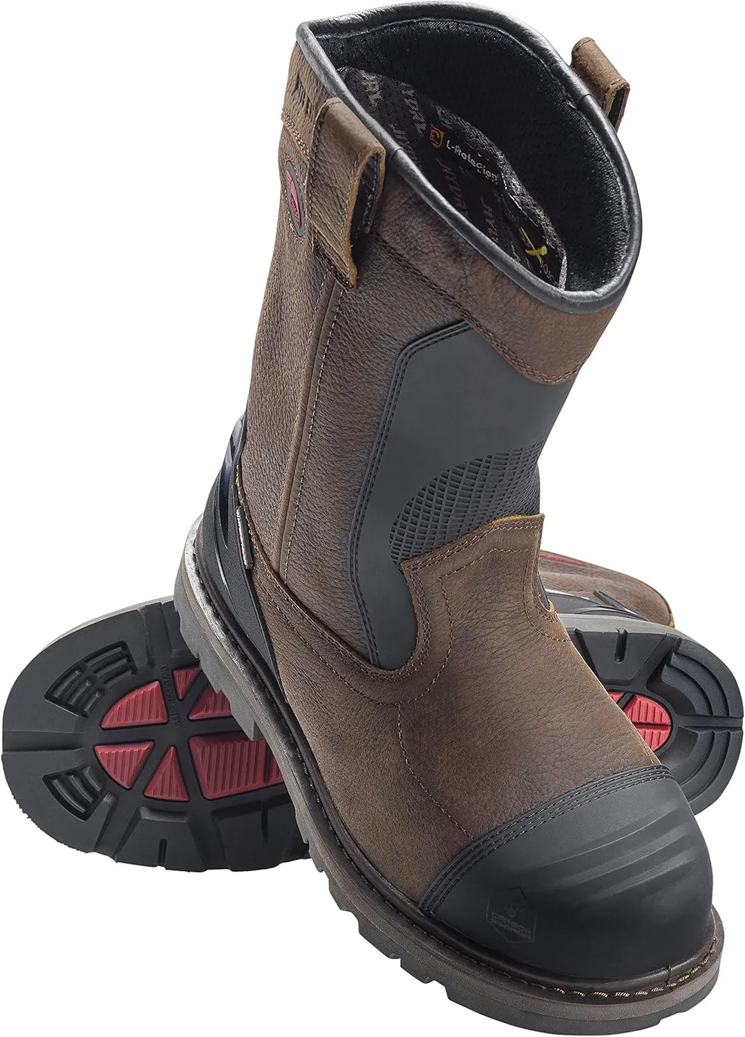 Avenger Work Boots Men's 7896 Hammer 11" Wellington Met Carbon Toe Waterproof Eh Work Boot