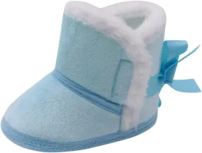 Baby Girls Winter Lined Fuzzy Boots Toddler Kid Fashion Fr Lined Lightweight Warm Snow Boots For Everyday Wear
