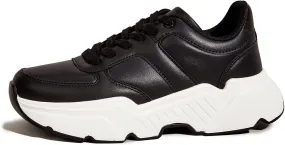 BELOS Women's Platform Chunky Sneakers Fashion Dad Sneakers Casual Lace Up Comfortable Lightweigt Walking Shoes