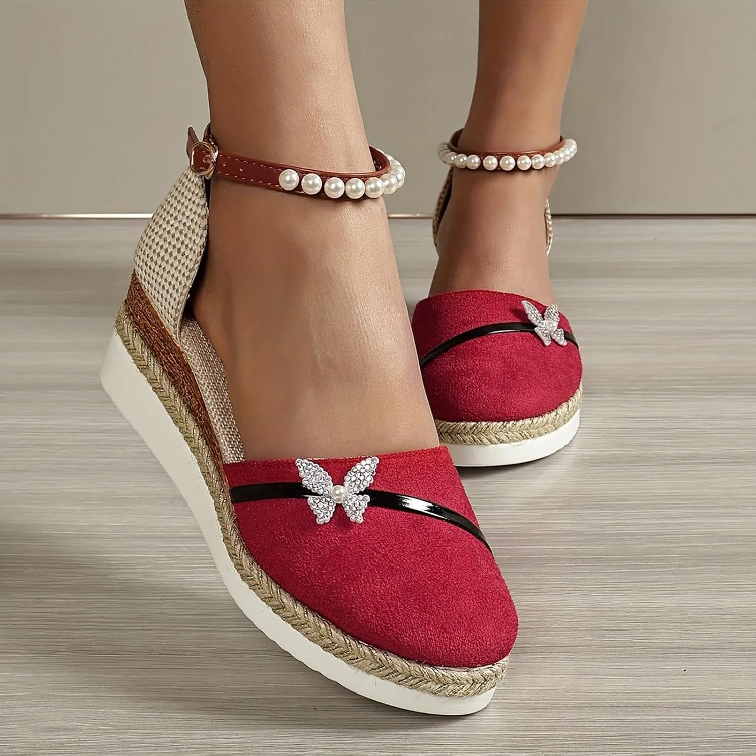 Breathable Summer Sandals for Women Summer Platform Comfortable Low Wedges Sandal Party Sandals for Women