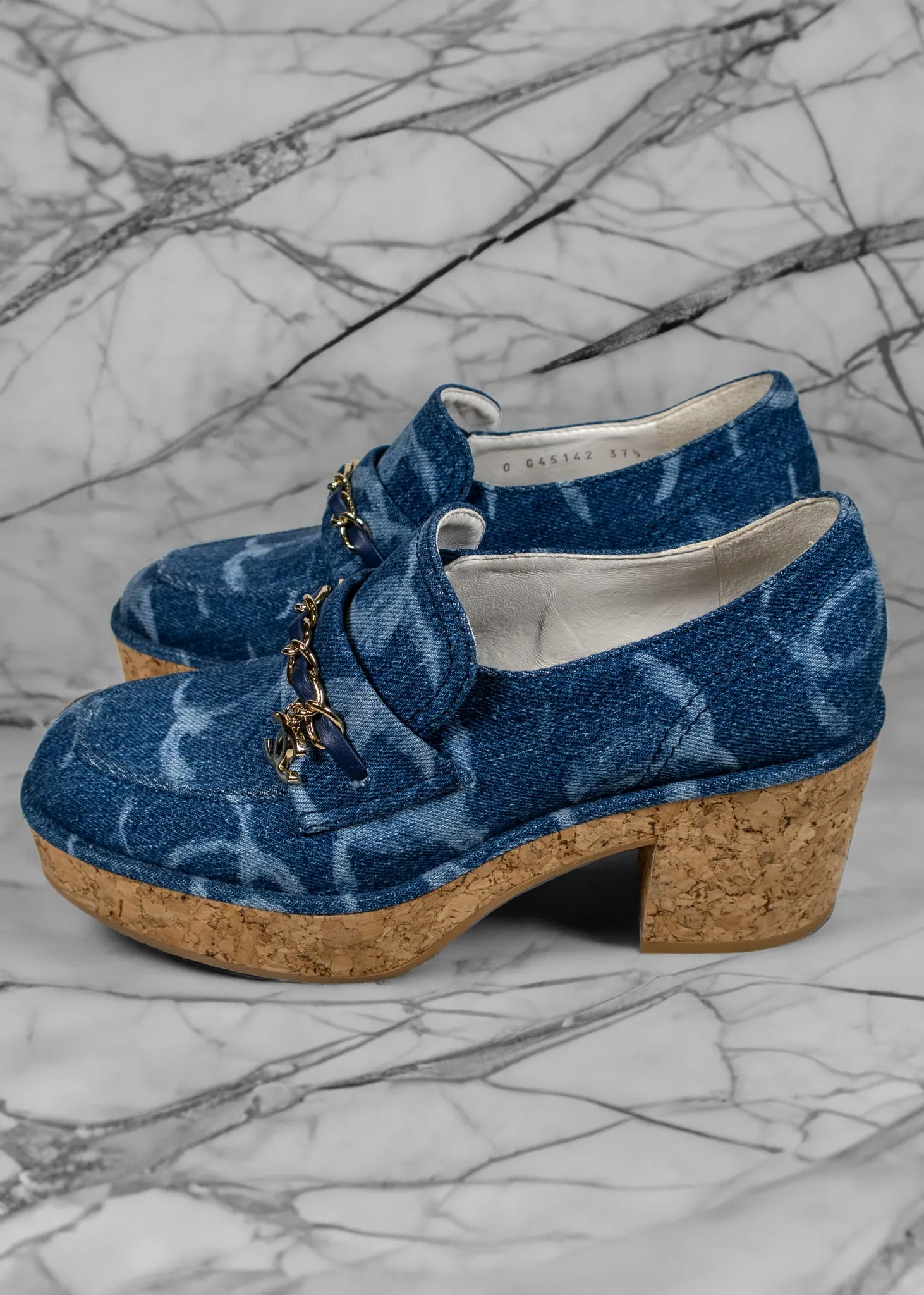 Chanel 2023-2024 Interlocking CC Logo Loafers
