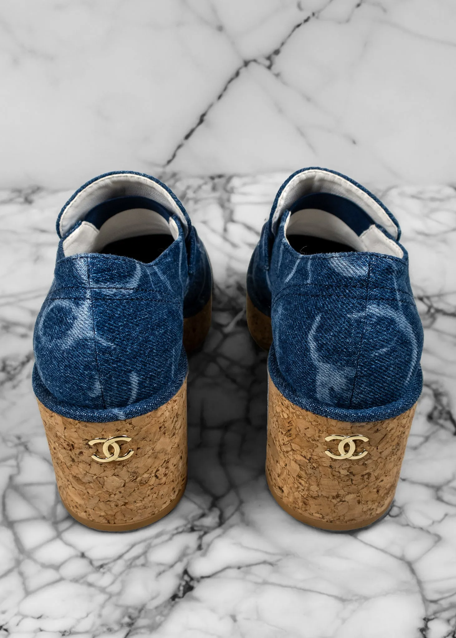 Chanel 2023-2024 Interlocking CC Logo Loafers