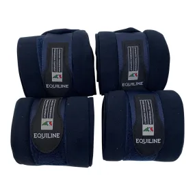 Equiline Fleece Polo Wraps in Navy