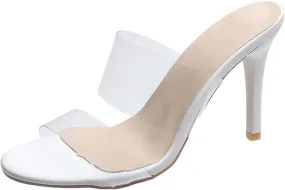 for Women 2025 High Heel Stiletto Clear Sandal Heels Exotic Platform Dancer Shoes
