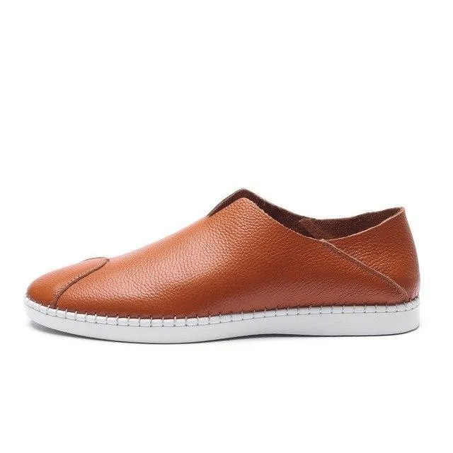 Italian Manual Stitching Slip On Men's Loafers