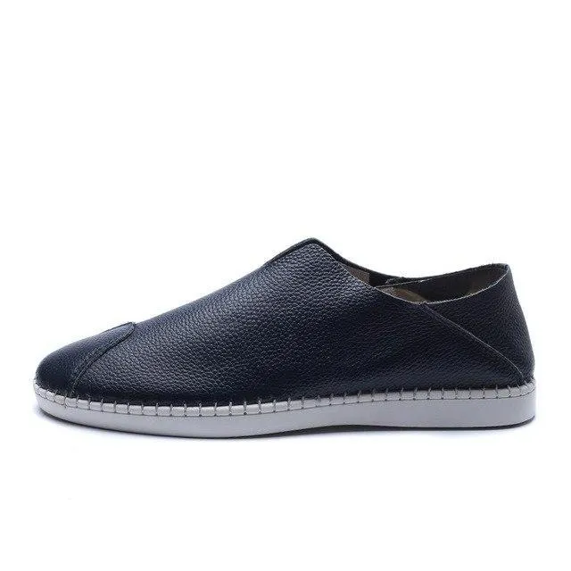 Italian Manual Stitching Slip On Men's Loafers