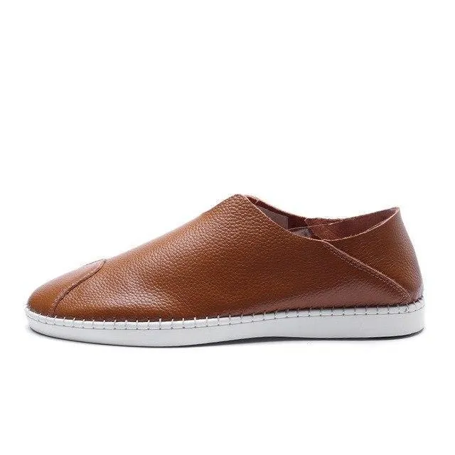 Italian Manual Stitching Slip On Men's Loafers