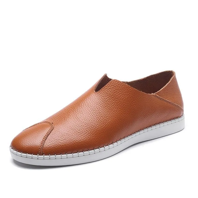 Italian Manual Stitching Slip On Men's Loafers