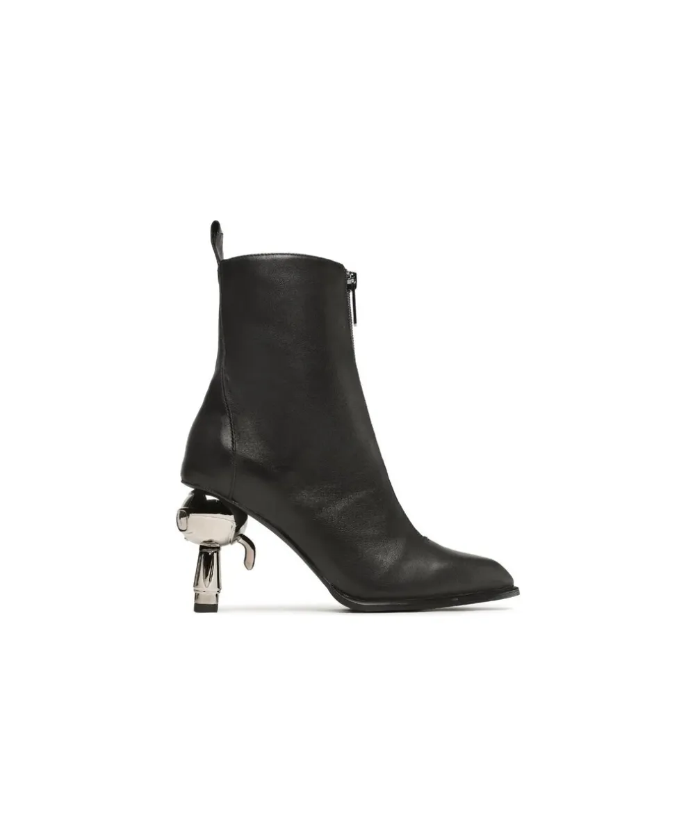 KARL LAGERFELD  IKON HEEL ZIP BOOTS