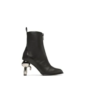 KARL LAGERFELD  IKON HEEL ZIP BOOTS