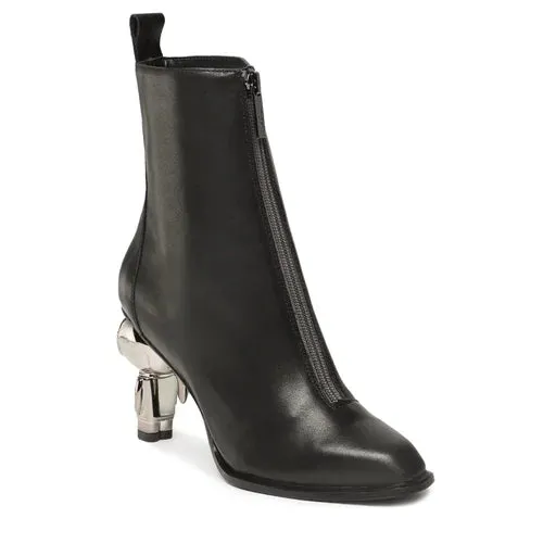 KARL LAGERFELD  IKON HEEL ZIP BOOTS