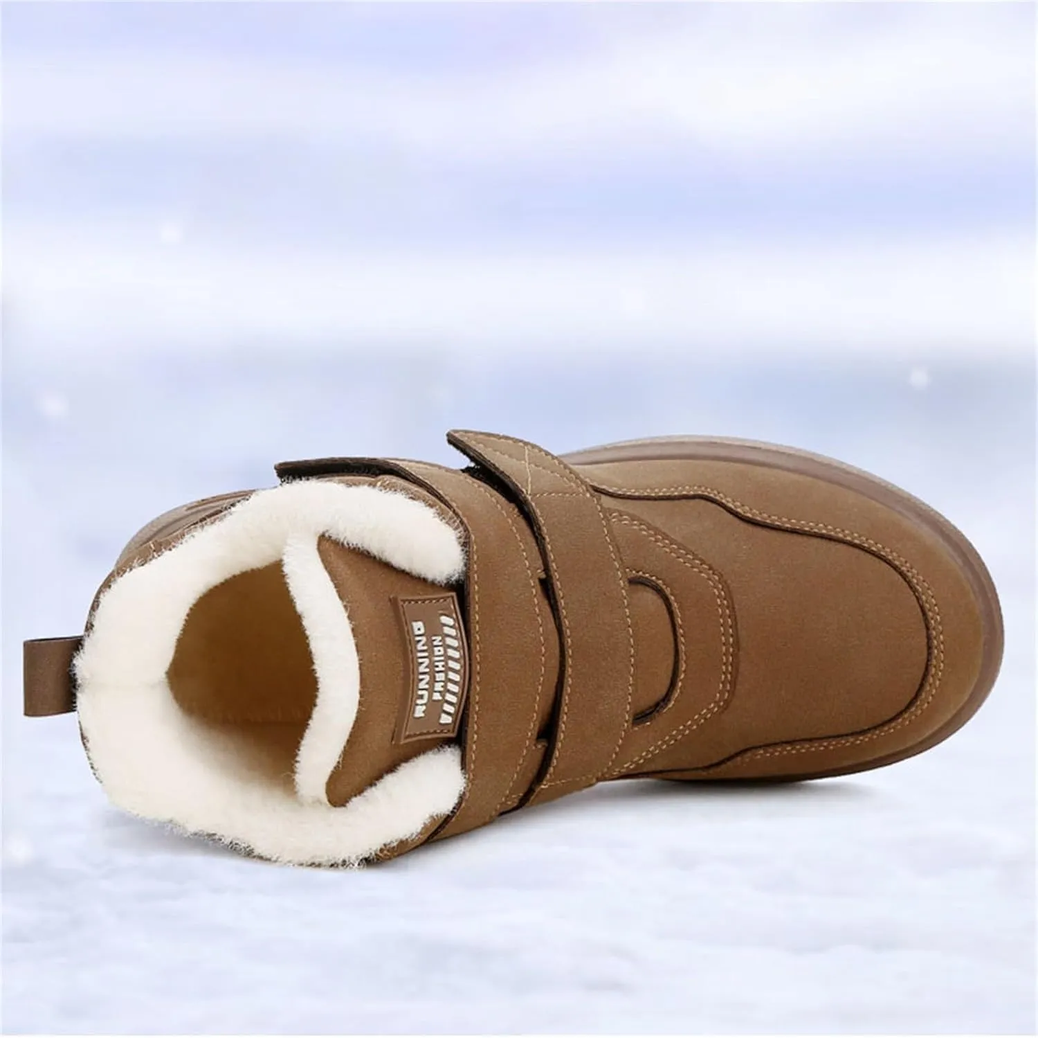 Kids Fr Lined Ankle Snow Boots Girls Boys Toddler Insulated Warm Fleece Winter Sneakers High Top Girls Booties Size 12