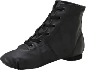 Kids Girls Jazz Dance Boots Leather Soft Sole High Top Ankle Shoes School ractice Trainers Gymnastic Sneakers