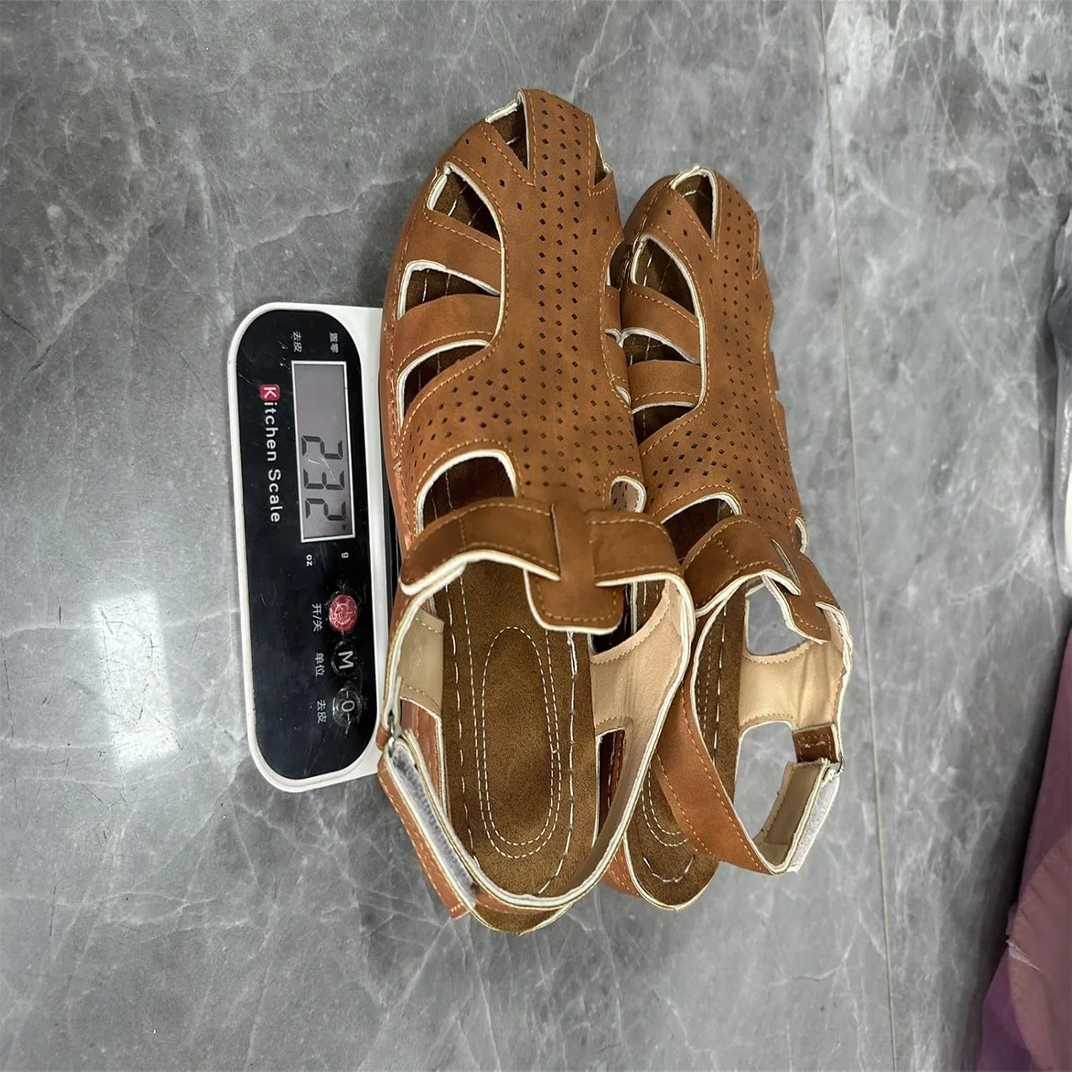 Ladies Large Size Casual Female Slope With New Sandals Female Round Head Hollow Summer Package Head Womens Wedge