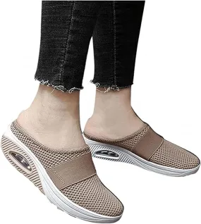 Ladmiple Sneakers For Women Walking Shoes Arch Support Slip On Comfort Dressy Summer Fashion Non Slip Flats Loafers
