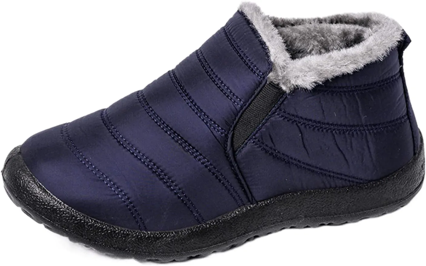 Ladmiple Winter Boots For Women Waterproof Snow Non Slip Warm Fur Lined Anti-Slip Ankle Booties Outdoor Walking Shoes