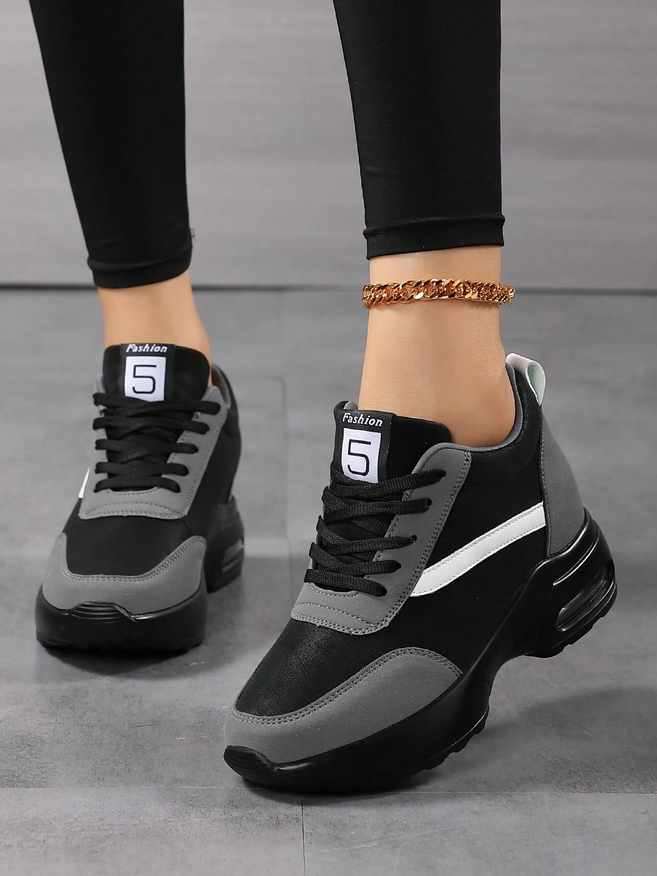 New Invisible Height Increasing Women's Casual Shoes With Air Cushion, Fashionable