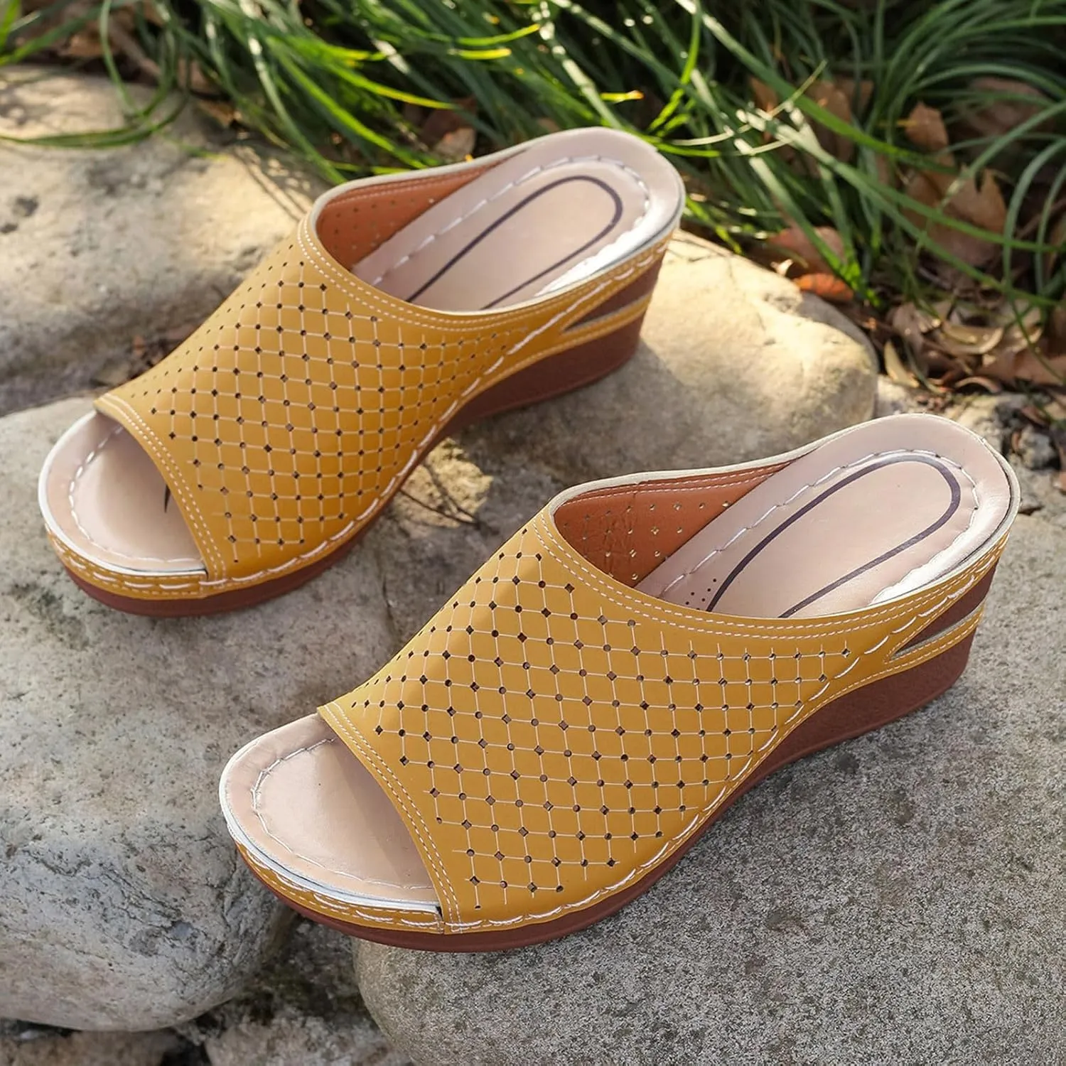 Non Slip Platform Sandals for Women Comfortable Summer Platform Casual Dress Sandal Banquet Sandals for Women