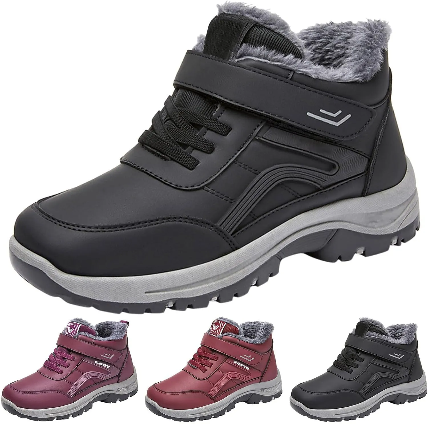 Womens Boots Winter Warm Adults Snow Boots Fall 2024 Womens Mens Snow Boots Winter Shoes Slip On Shoes Snow Women Running Shoes for Women Winter Booties Men