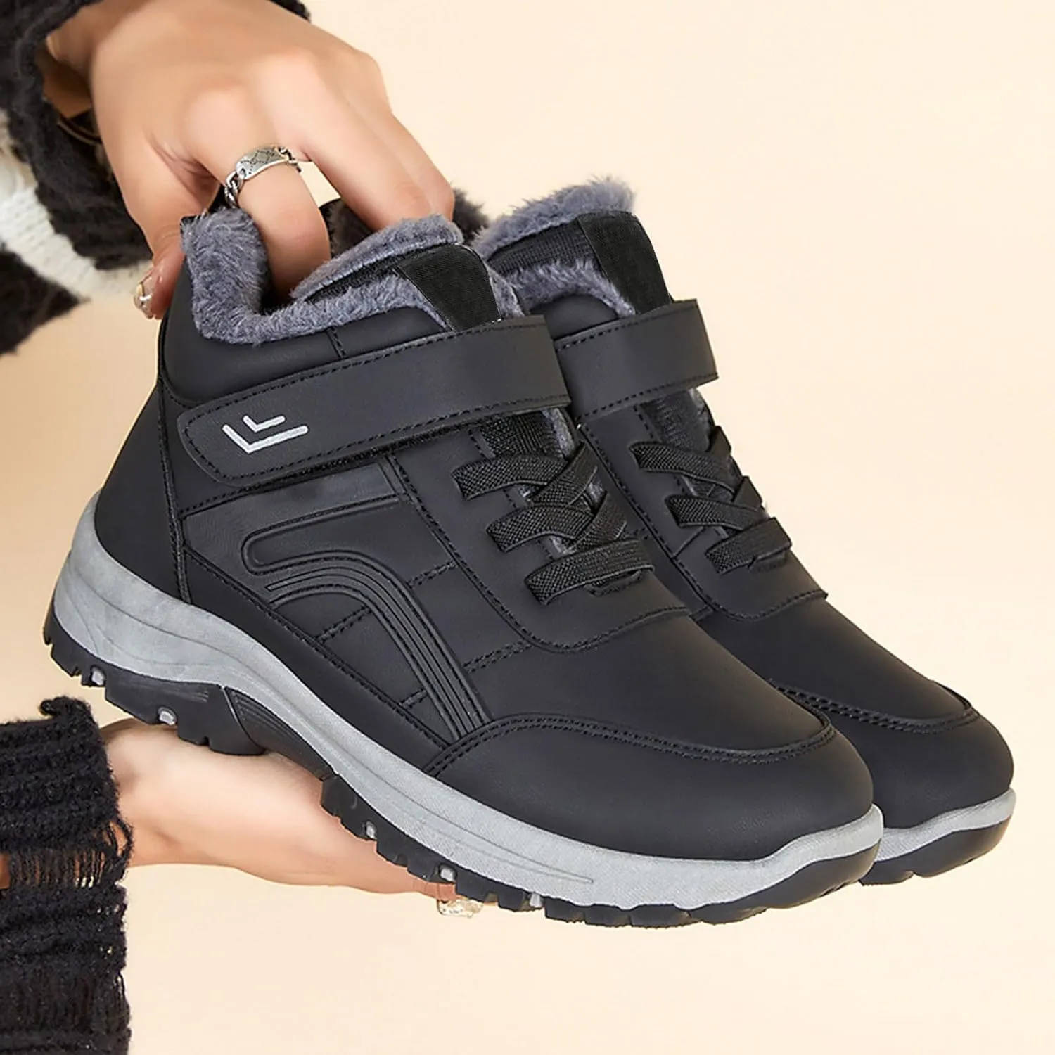 Womens Boots Winter Warm Adults Snow Boots Fall 2024 Womens Mens Snow Boots Winter Shoes Slip On Shoes Snow Women Running Shoes for Women Winter Booties Men
