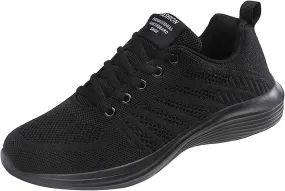 Women's Sneakers Running Tennis Shoes Lightweight Non-Slip Walking Shoes Ladies Breathable Slip on Trainers Gym Shoes