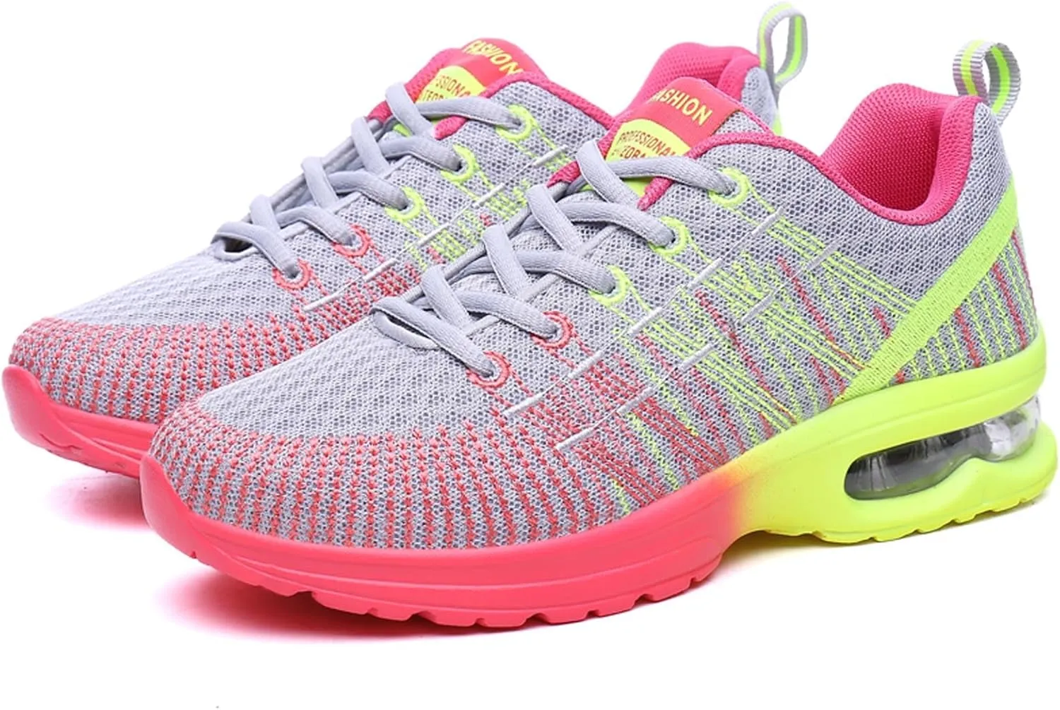 Womens Trainers Ladies Road Running Shoes Air Cushion Athletic Sneaker Lightweight Breathable Jogging Gym Tennis Sports Shoes Outdoor Walking Shoes