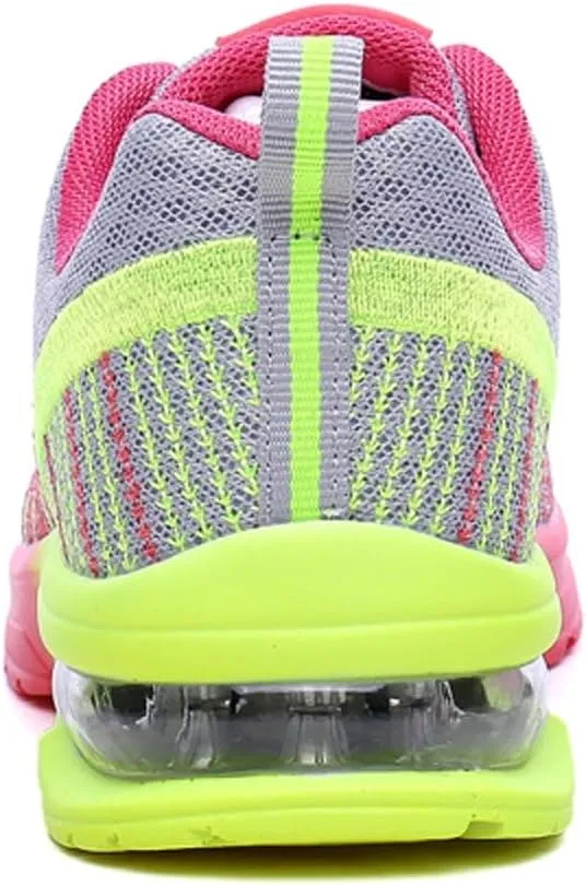 Womens Trainers Ladies Road Running Shoes Air Cushion Athletic Sneaker Lightweight Breathable Jogging Gym Tennis Sports Shoes Outdoor Walking Shoes